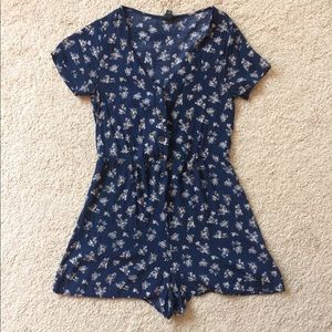 Wild Fable | Blue Floral Romper